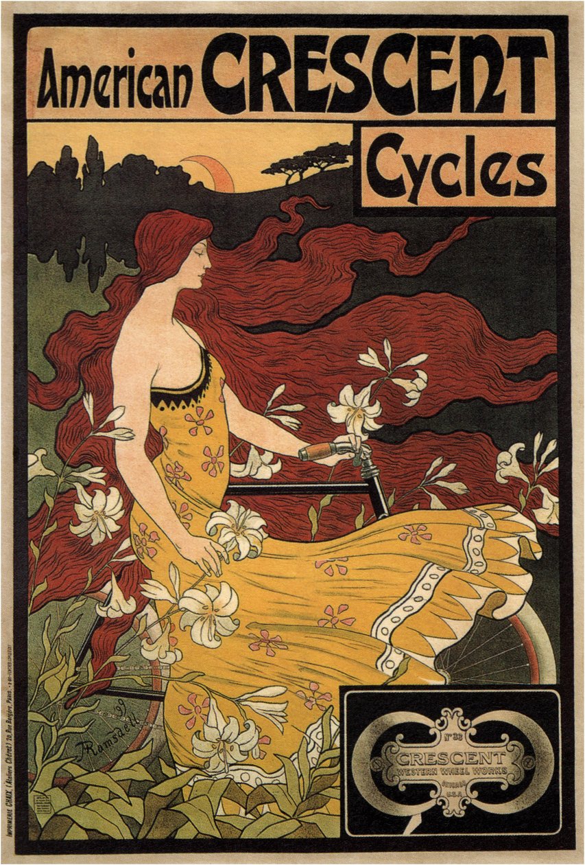 Halvmånecykler, 1899 av Frederick Winthrop Ramsdell