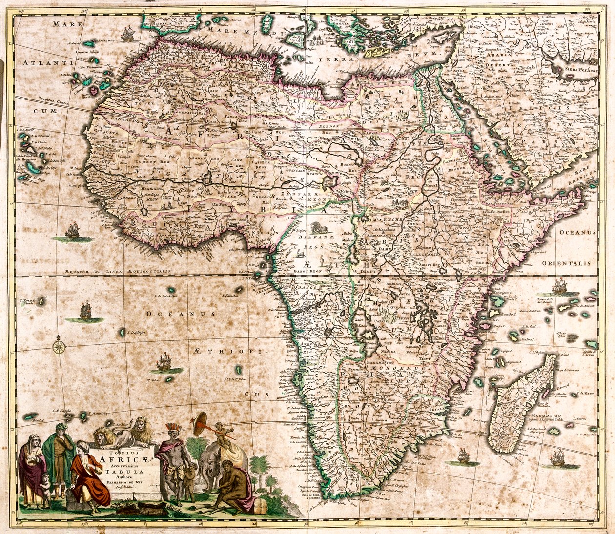 Afrika av Frederick de Wit