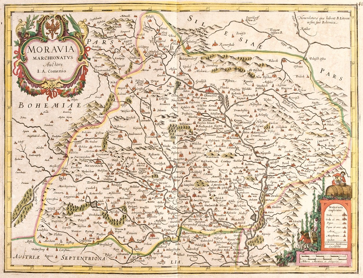 Östra Tjeckien av Frederick de Wit