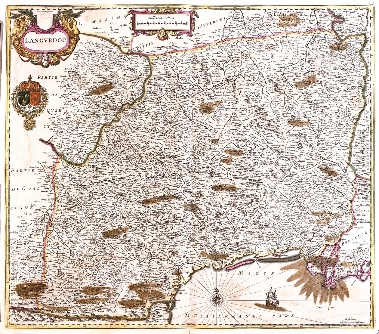 Languedoc, Frankrike av Frederick de Wit
