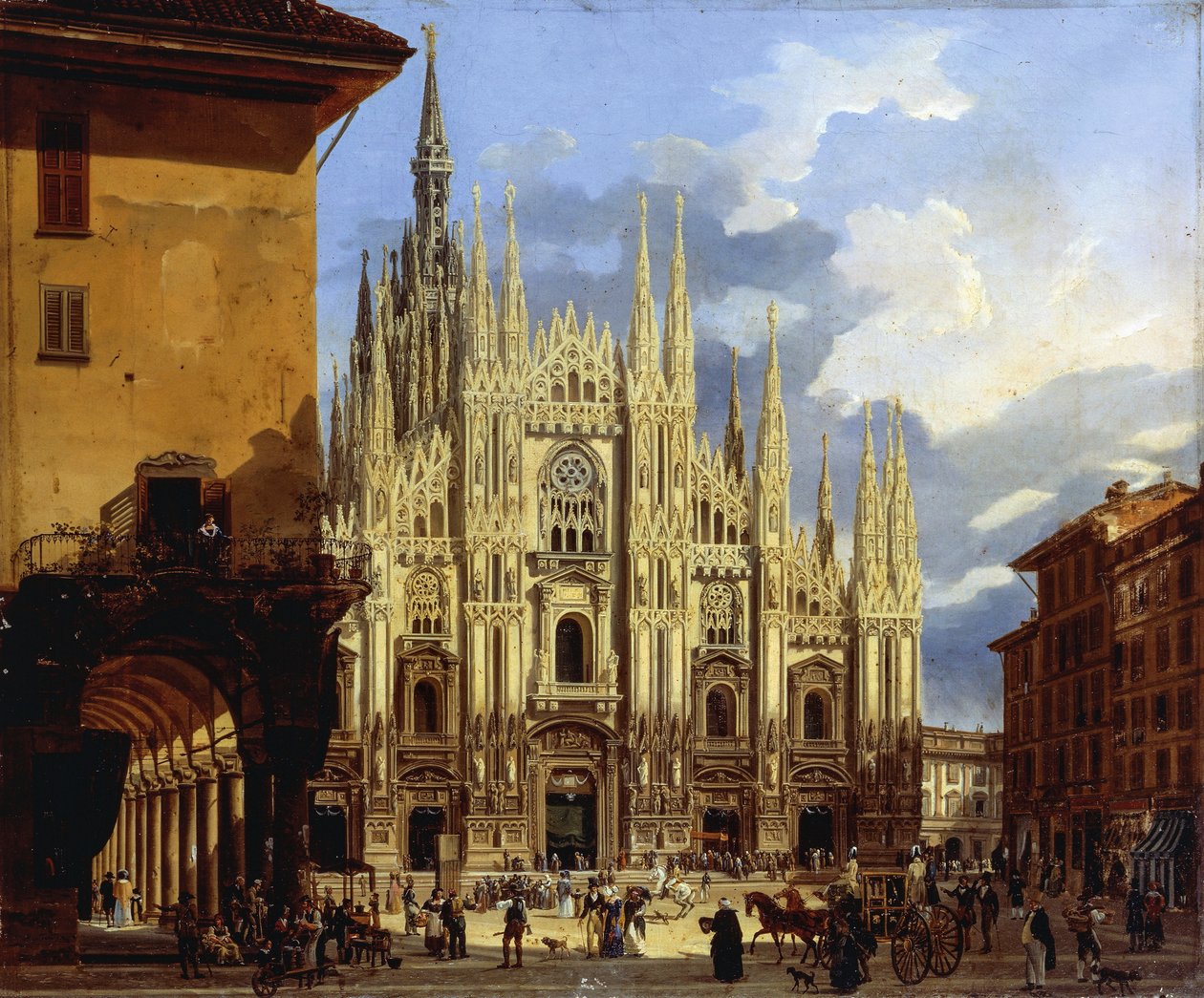 Milano, Piazza del Duomo (katedraltorget) av Frederico Moja