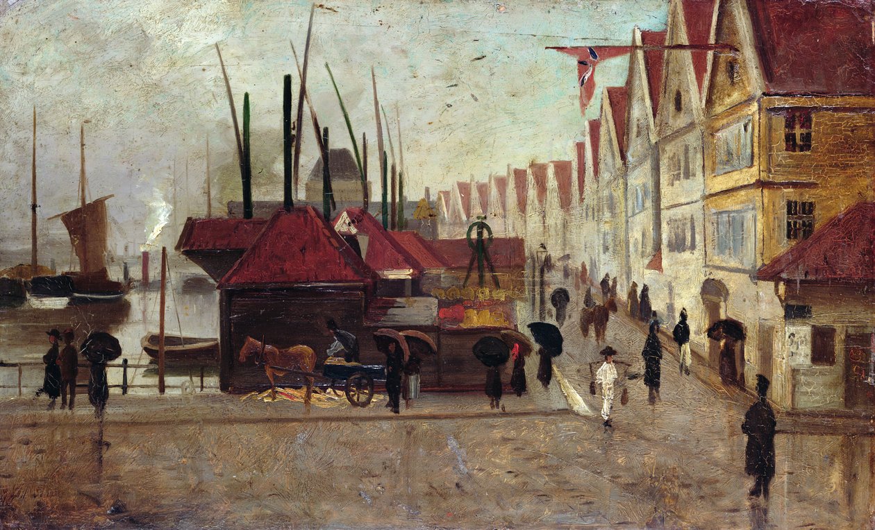 Kajen i Bergen av Frederik Collett