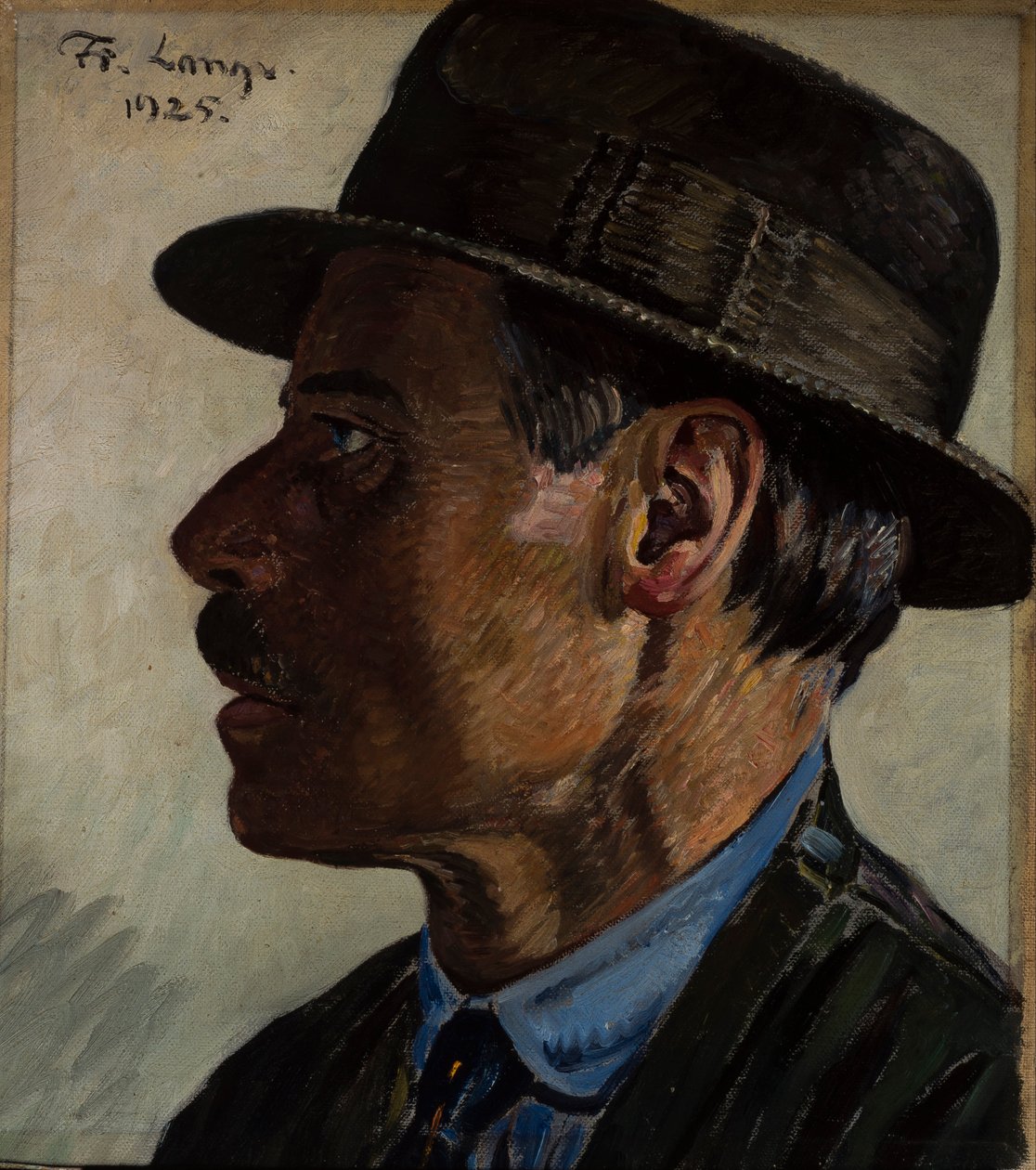 Självporträtt av Frederik Lange