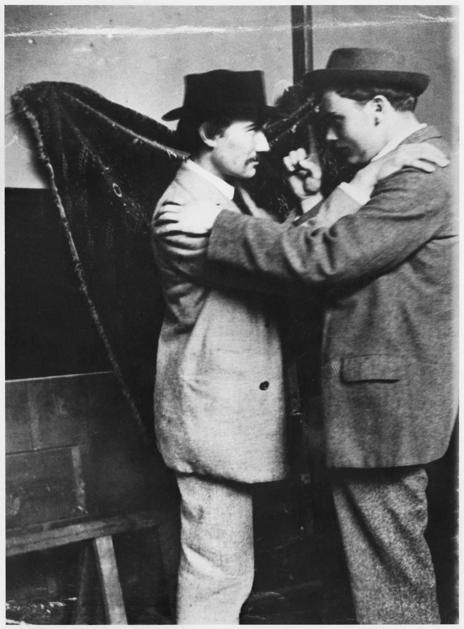 Andre Gide och Paul Albert Laurens, Biskra, Algeriet, 1893 av French Photographer
