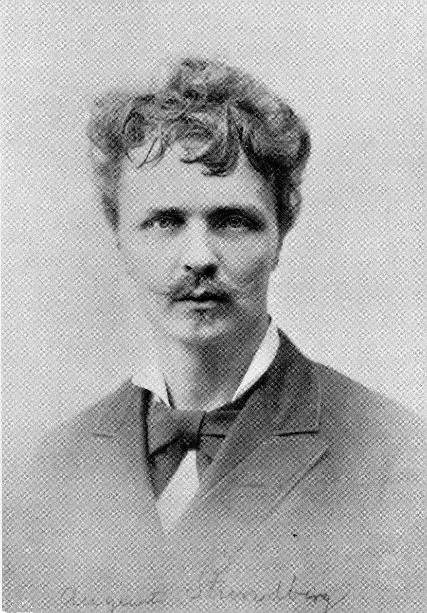 August Strindberg den 1 januari 1884 av French Photographer