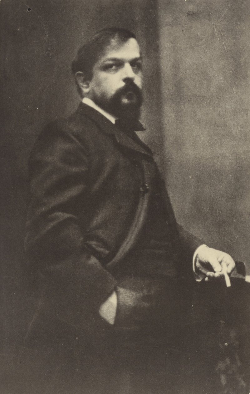 Claude Debussy, fransk kompositör (1862-1918) av French Photographer