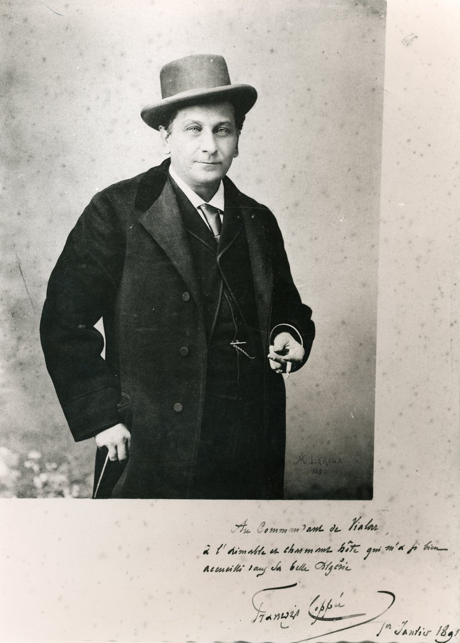 François Coppée (1842-1908) 1890 av French Photographer