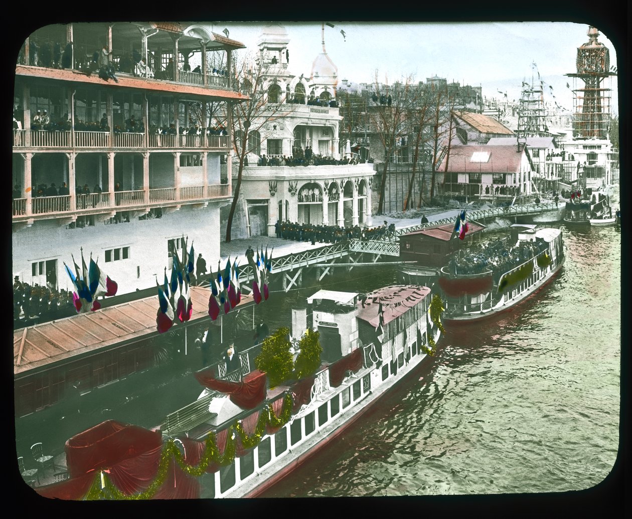 Parisutställning: Invigningsdagen, 1900 (lanternbild) av French Photographer