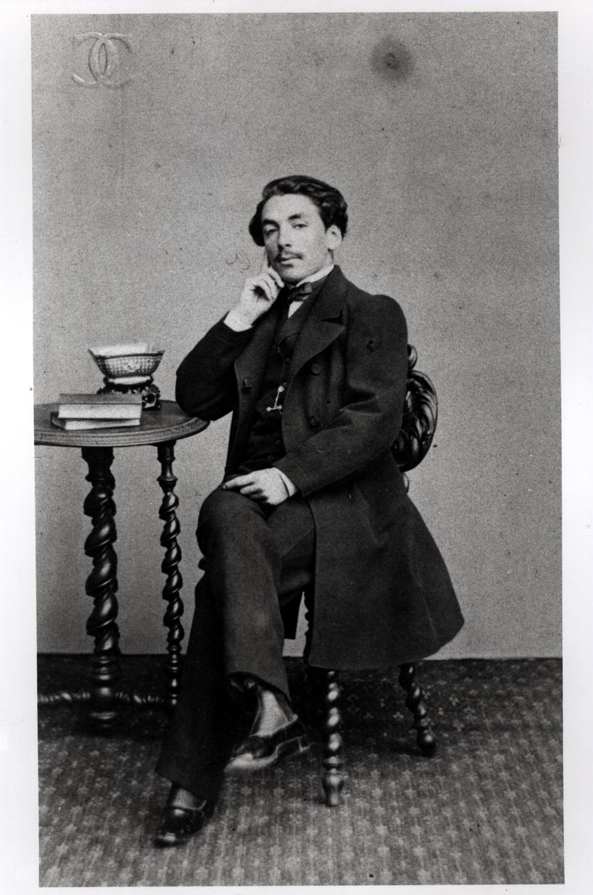 Stephane Mallarme (1842-98) 19 år gammal av French Photographer