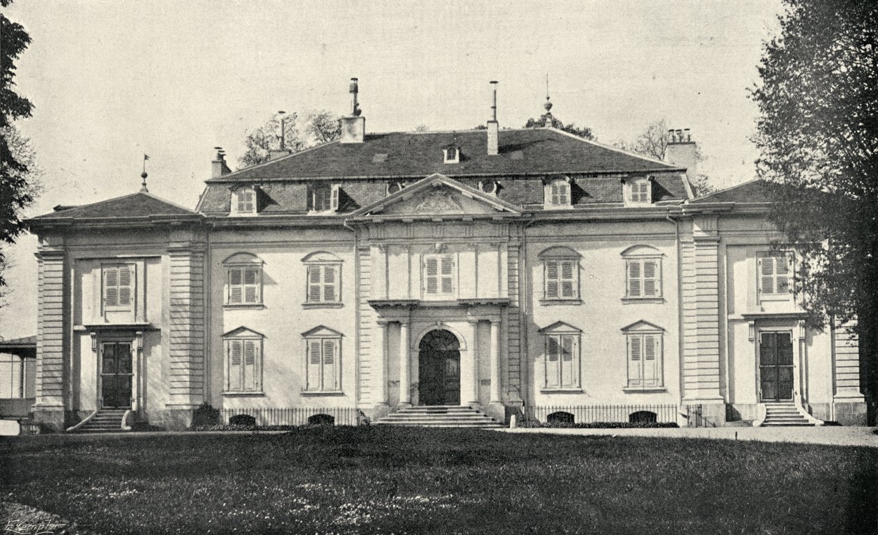 Voltaire (1694-1778) hus i Ferney av French Photographer