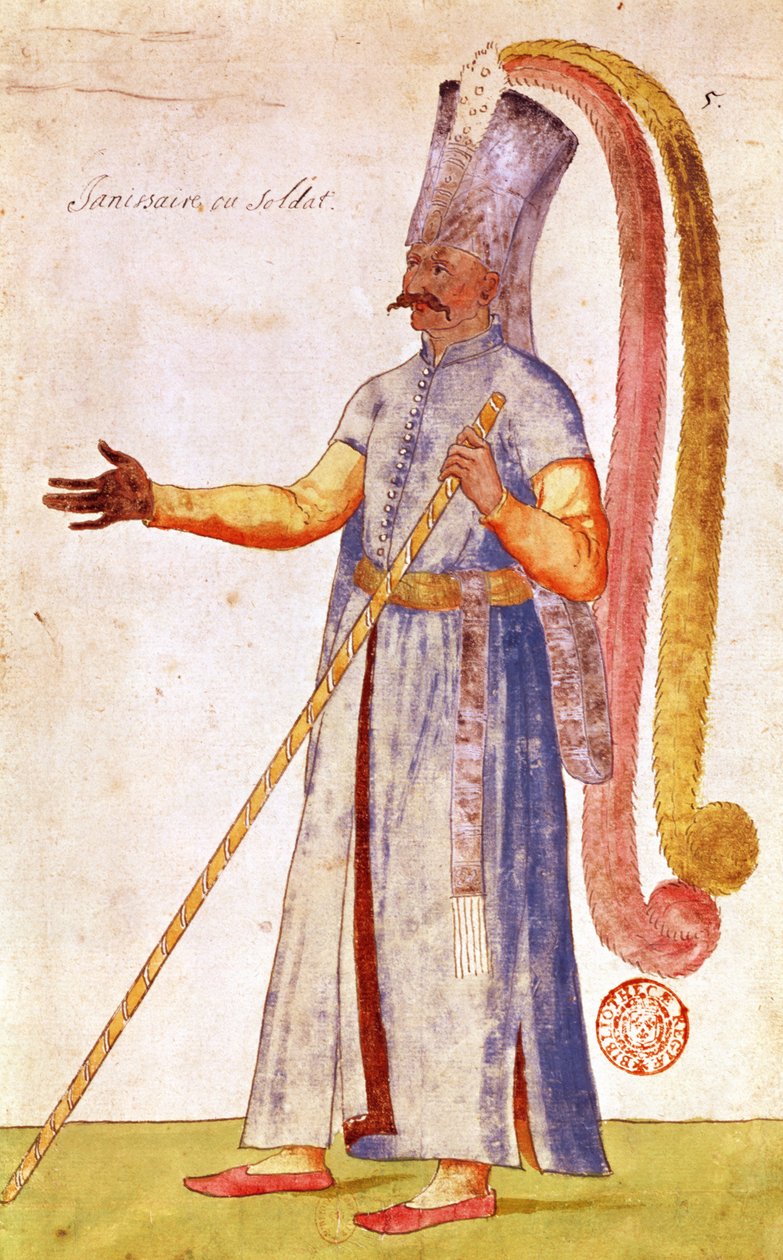 En janitsjare eller soldat, 1567 av French School