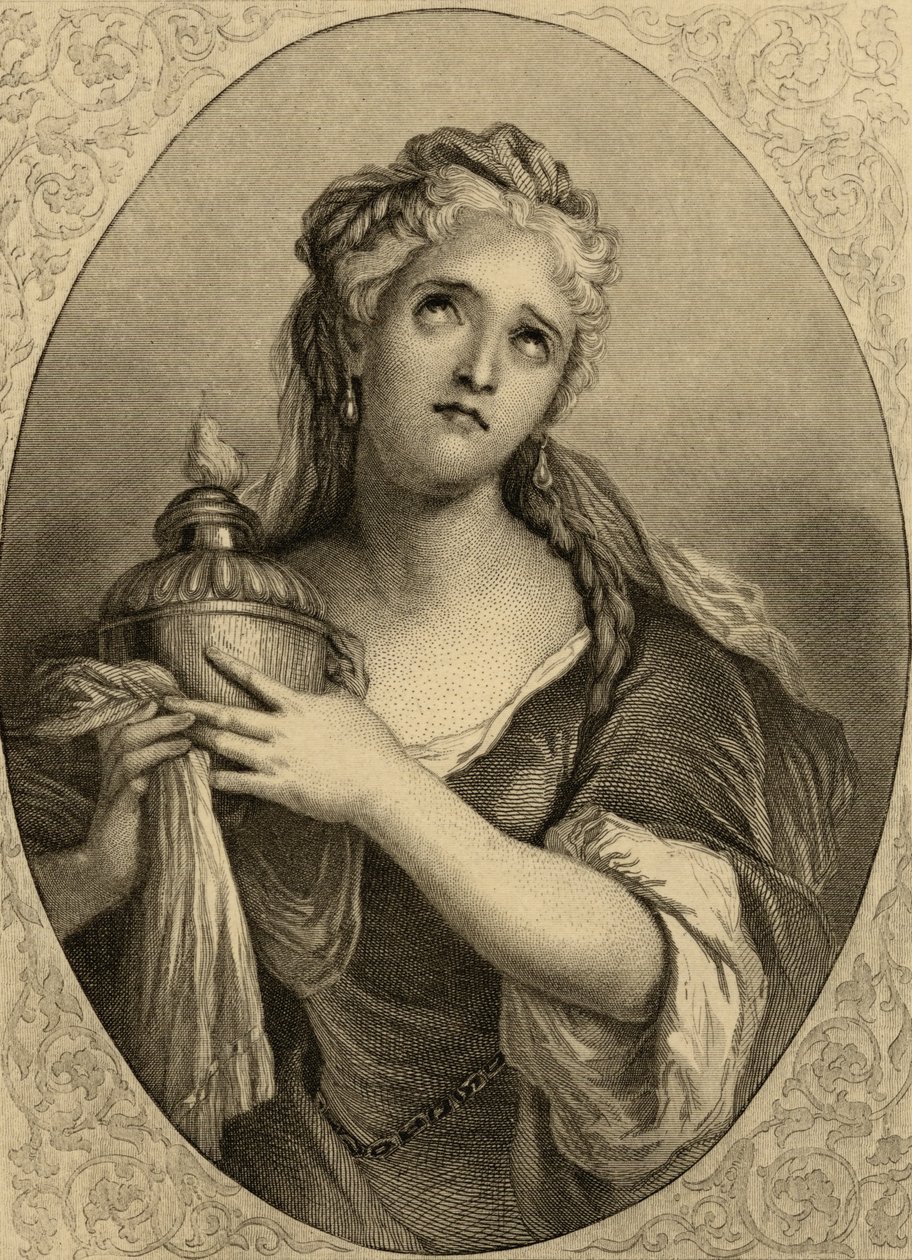 Adrienne Lecouvreur (1692-1730) av French School