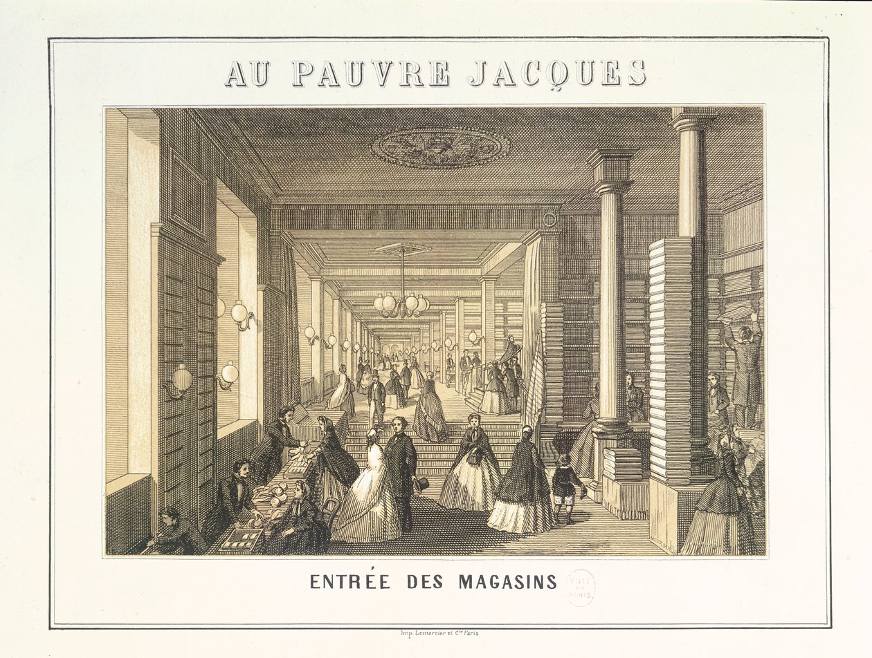 Au Pauvre Jacques: Entré till butikerna av French School