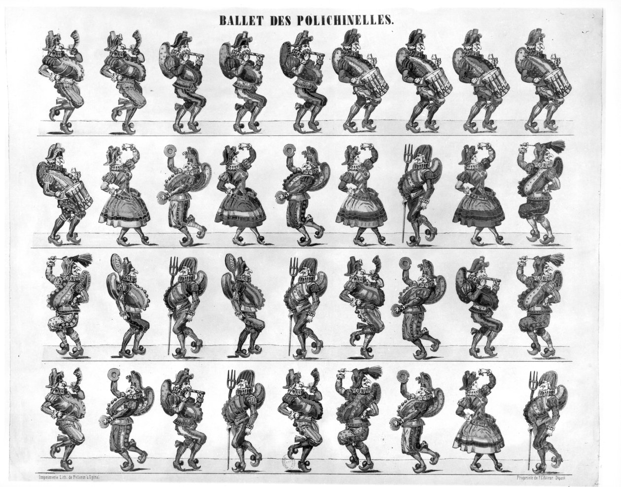 Polichinellernas balett av French School