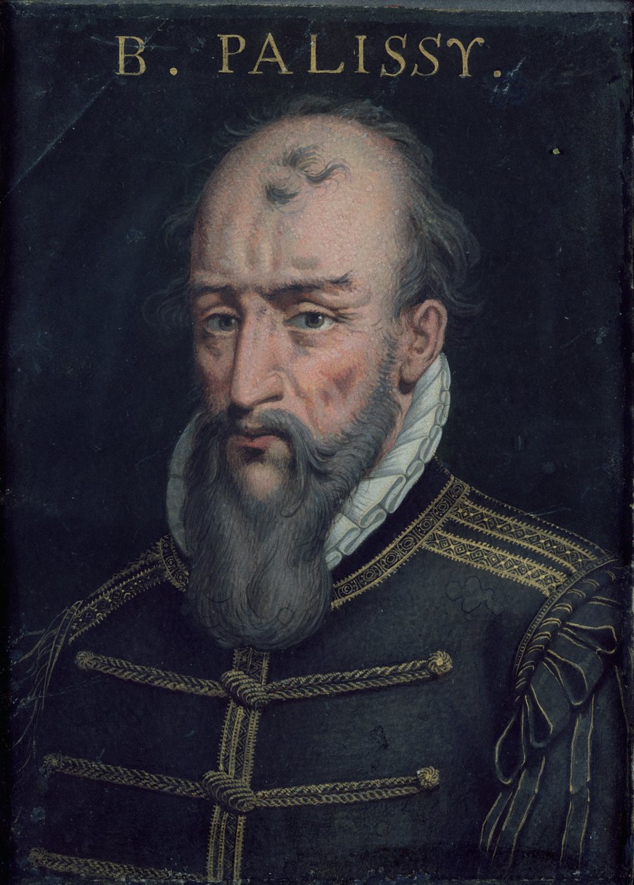 Bernard Palissy (ca 1509-89) (wc på veläng) av French School