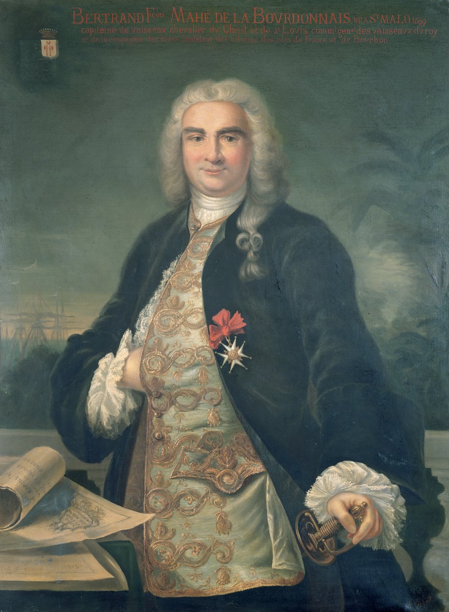 Bertrand-Francois Mahe de la Bourdonnais (1699-1753) av French School