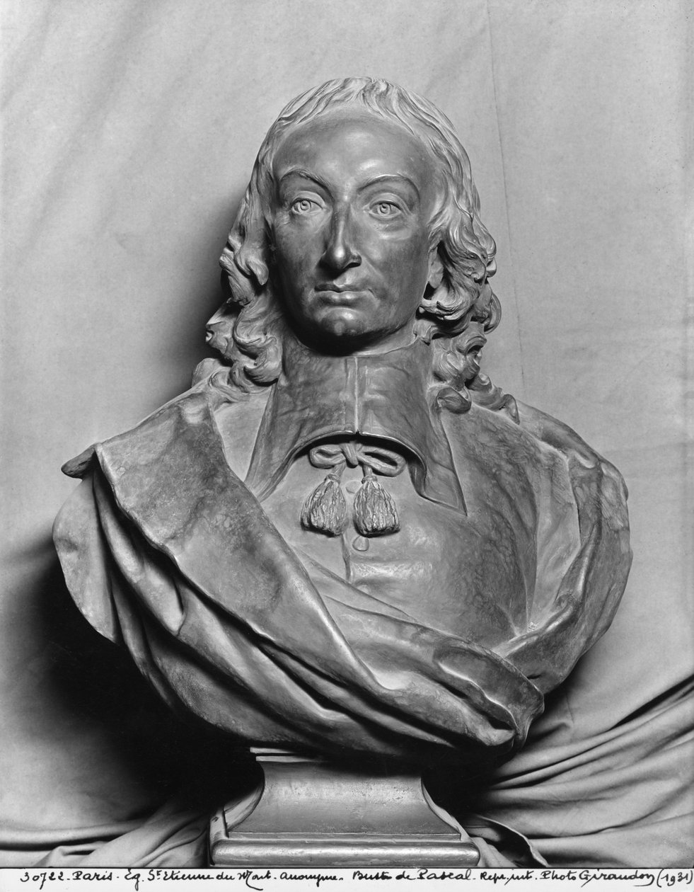 Blaise Pascal (marmor) av French School