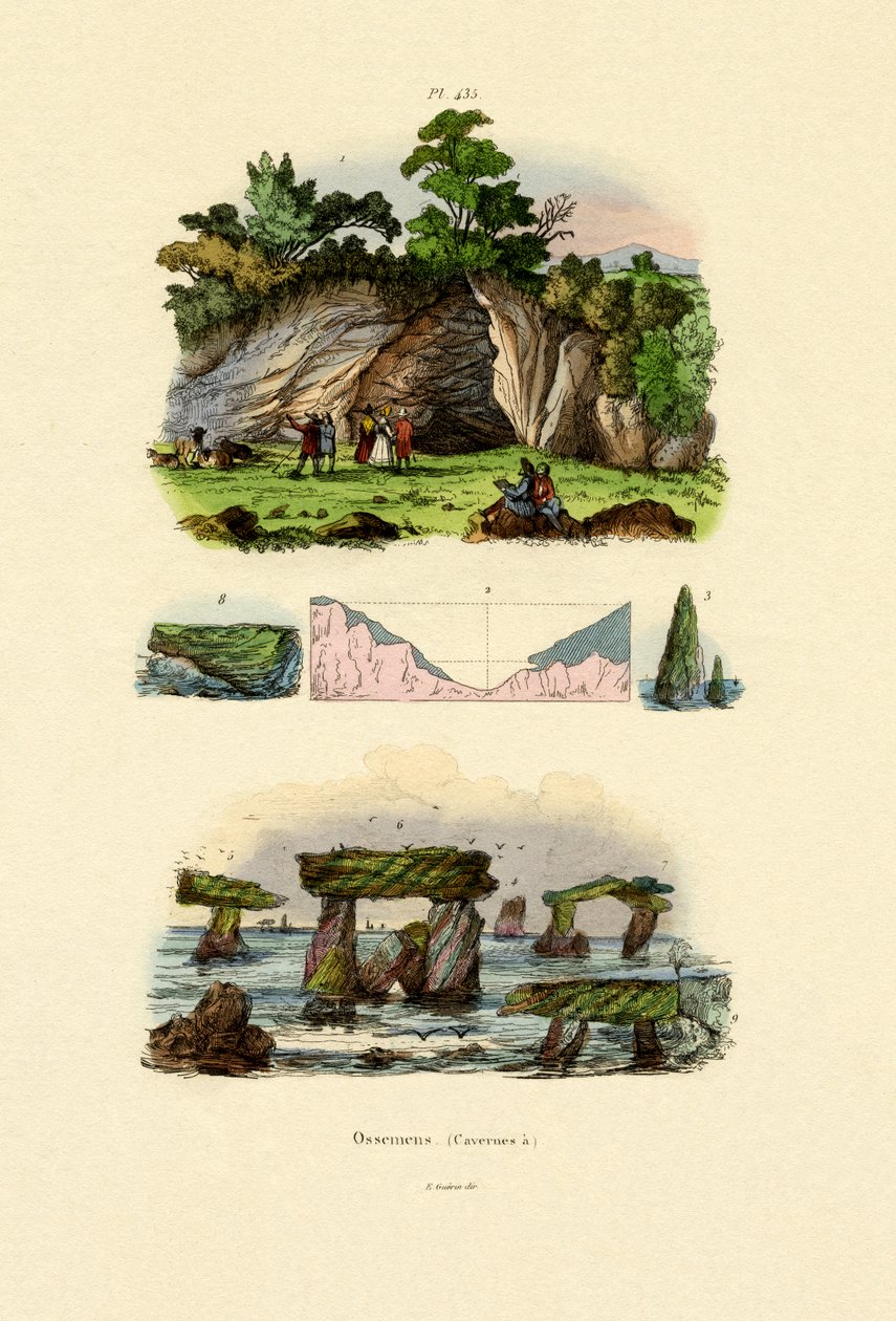 Grottor, 1833-39 av French School