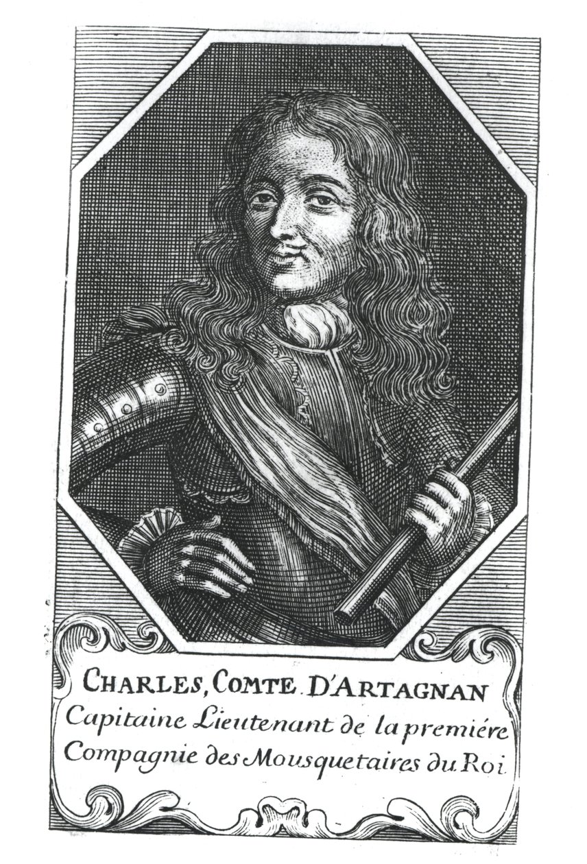 Charles de Montesquiou (1611-73) greve av Artagnan av French School