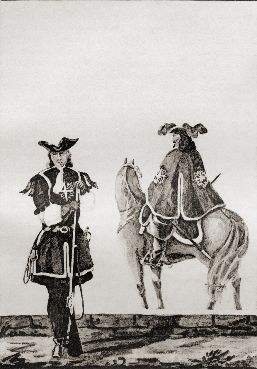 Company of Musketeers of King Louis XIV, från 