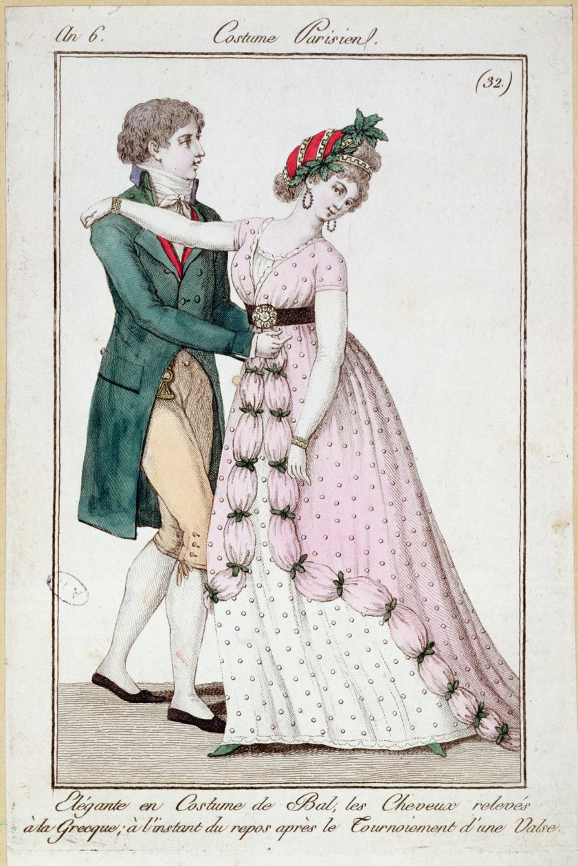 Elegant par danser valsen, fra 