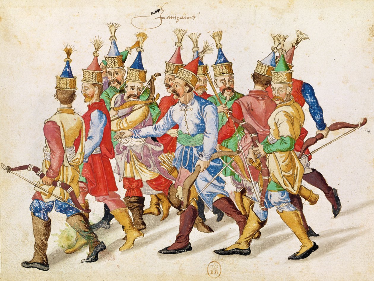 Janitsjare, 1583 av French School