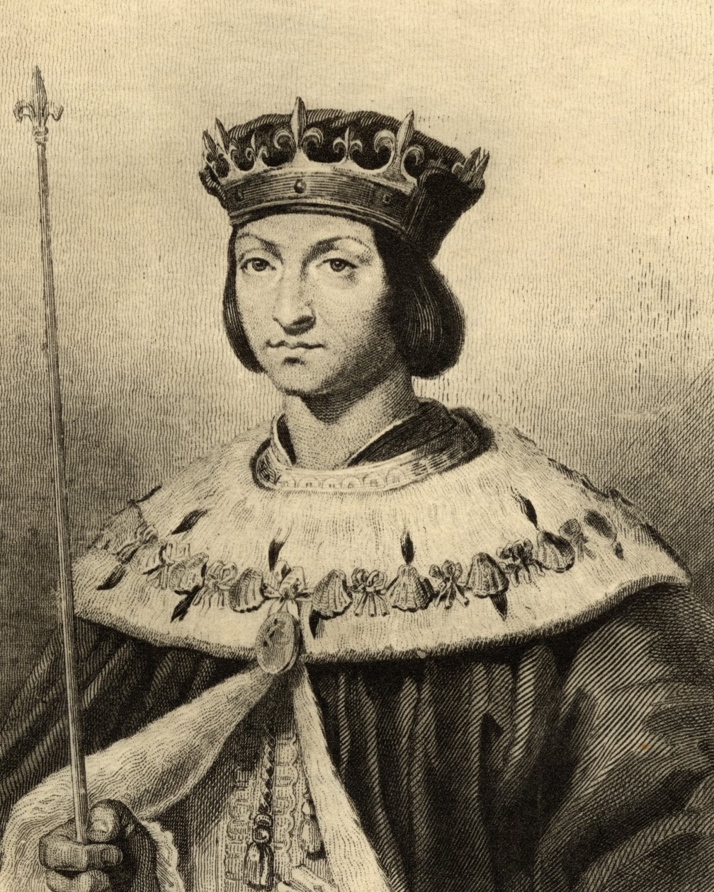 Kung Ludvig XII (1462-1515) av Frankrike av French School