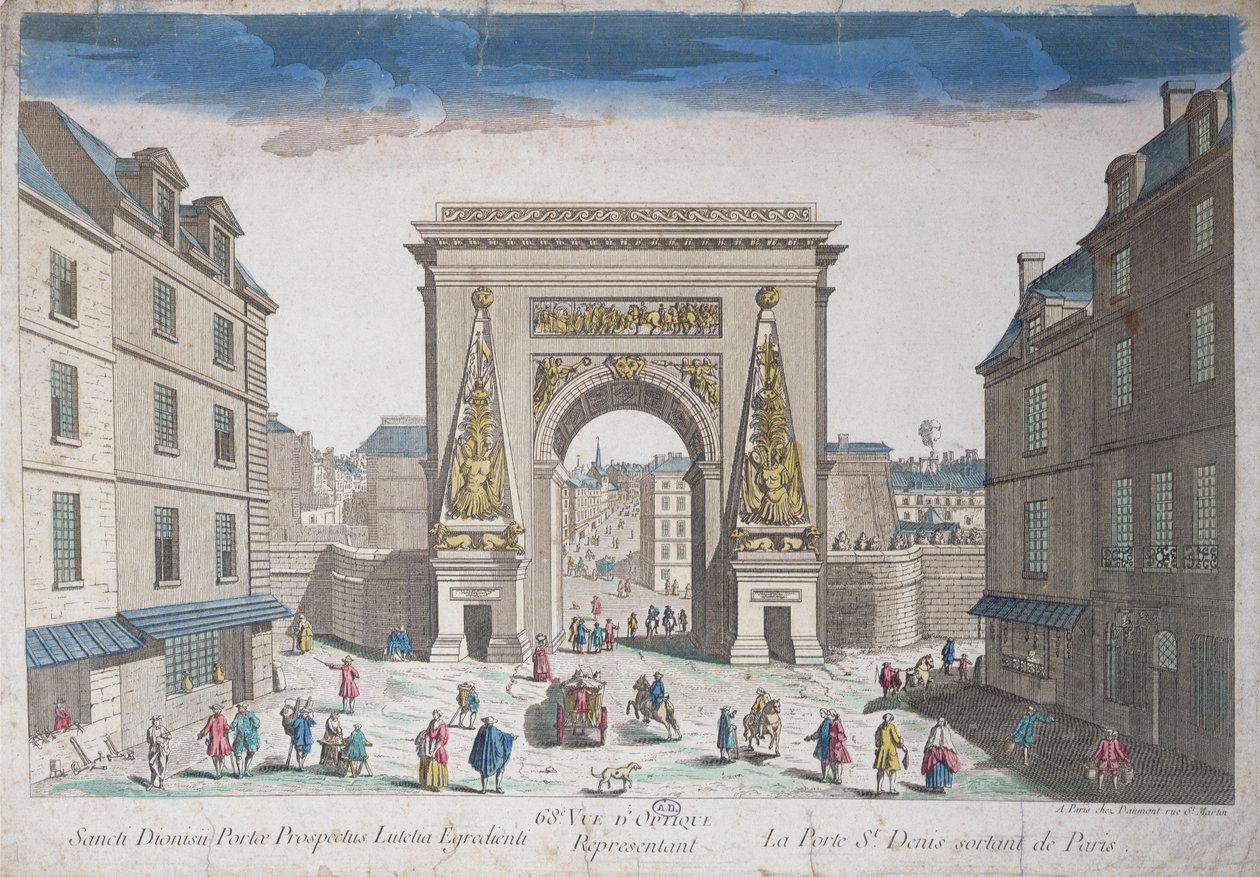 Saint-Denis Gate av French School
