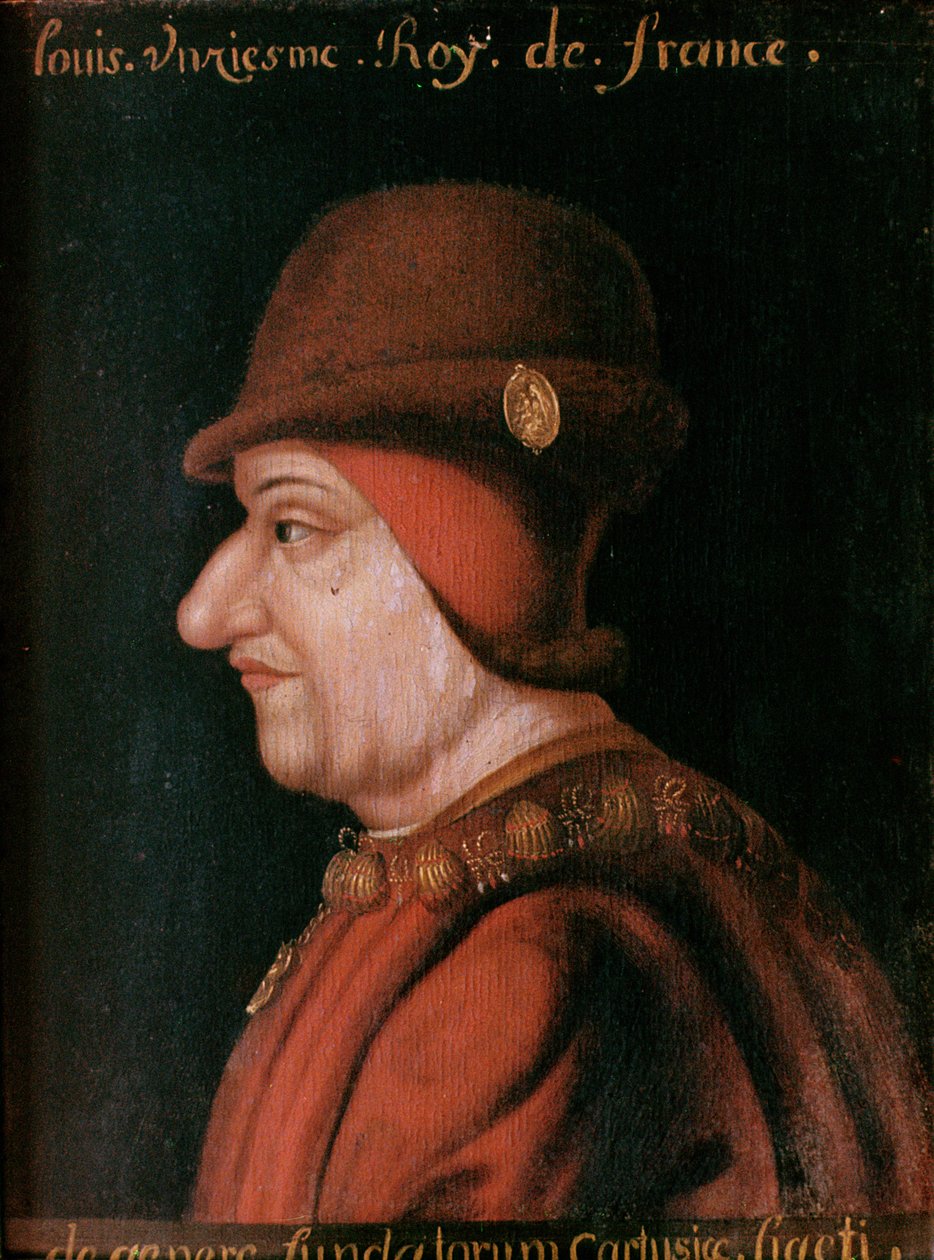 Ludvig XI (1423-83) av French School
