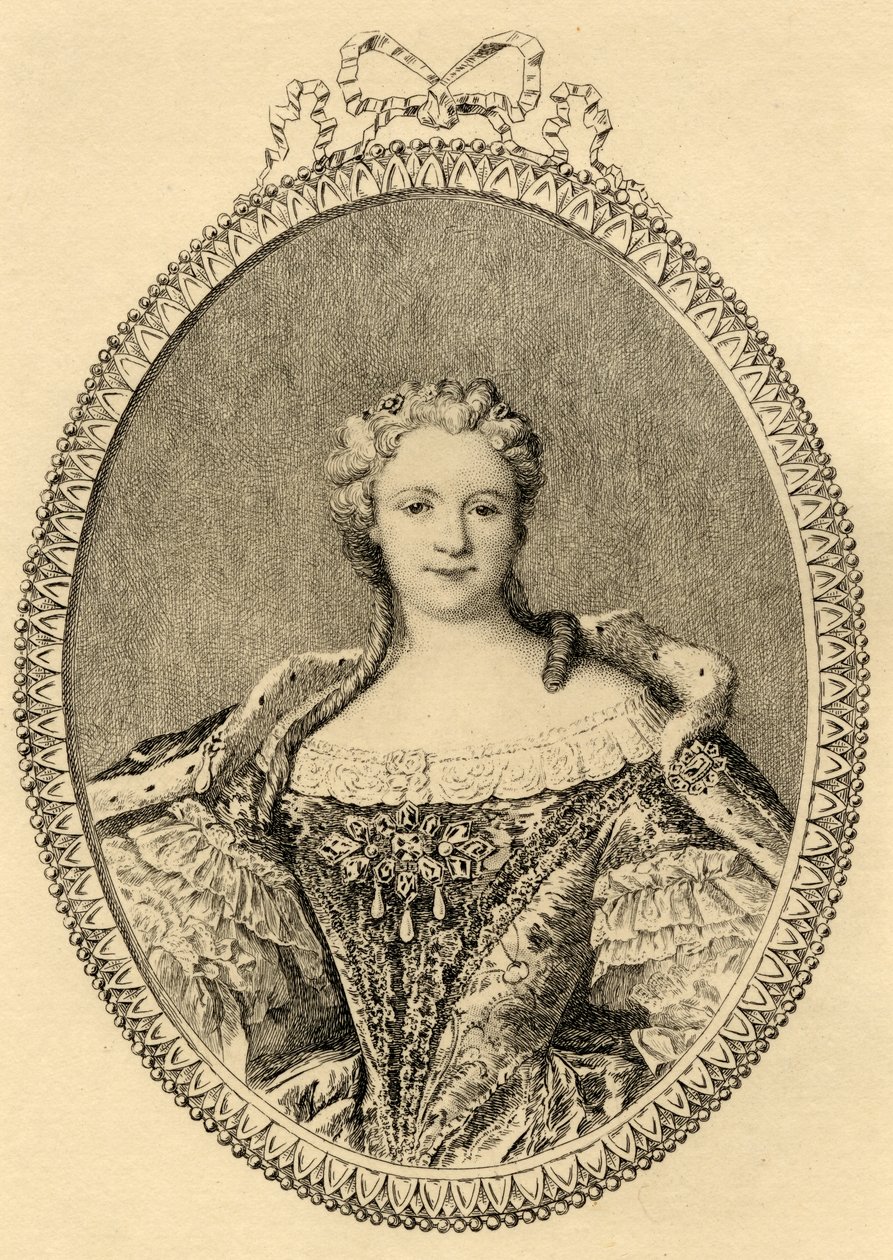 Maria Leszczynska (1703-68) av French School