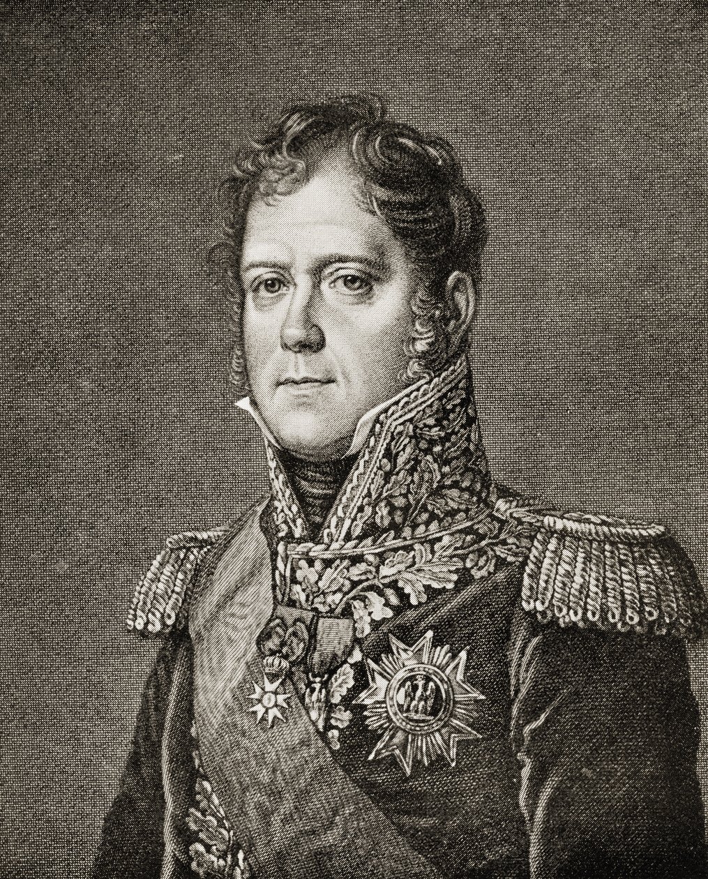 Marshal Michel Ney (1769-1815) Duke o Elchingen swed av French School