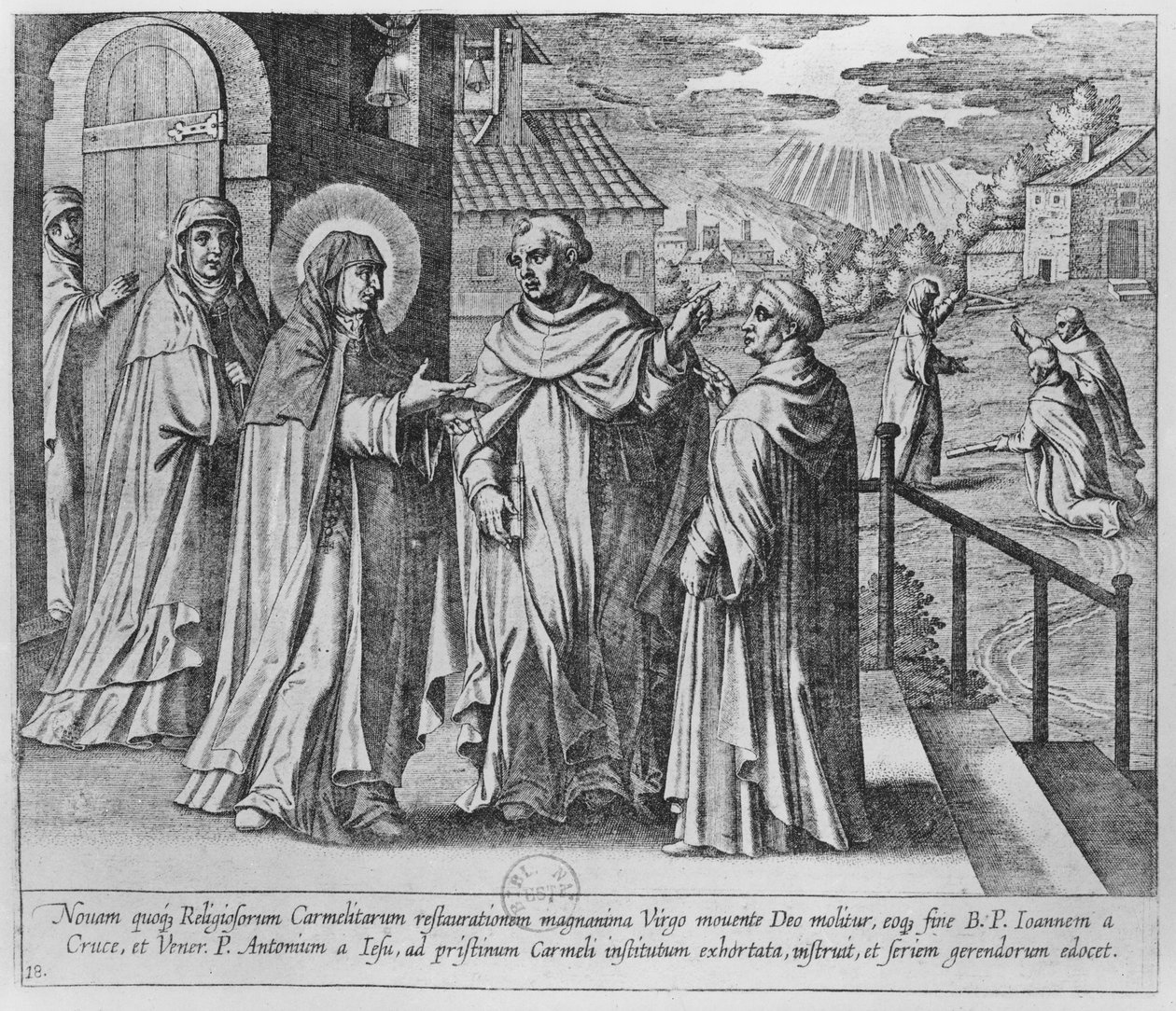 Fonotaga i le va o St. John of the Cross ma St. Teresa o Avila swed av French School