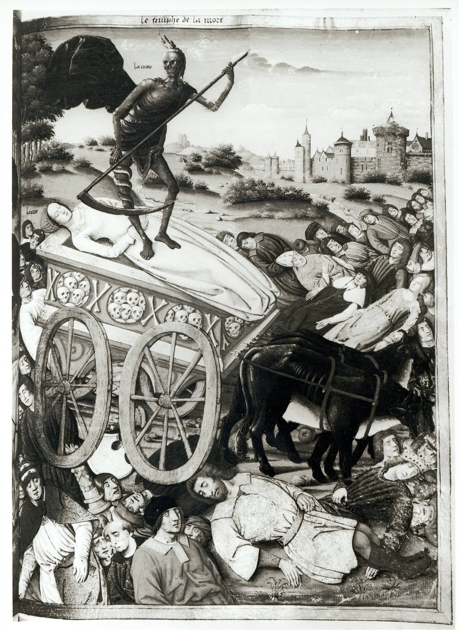 Ms.Fr.594 fol.135 Dödens triumf från 