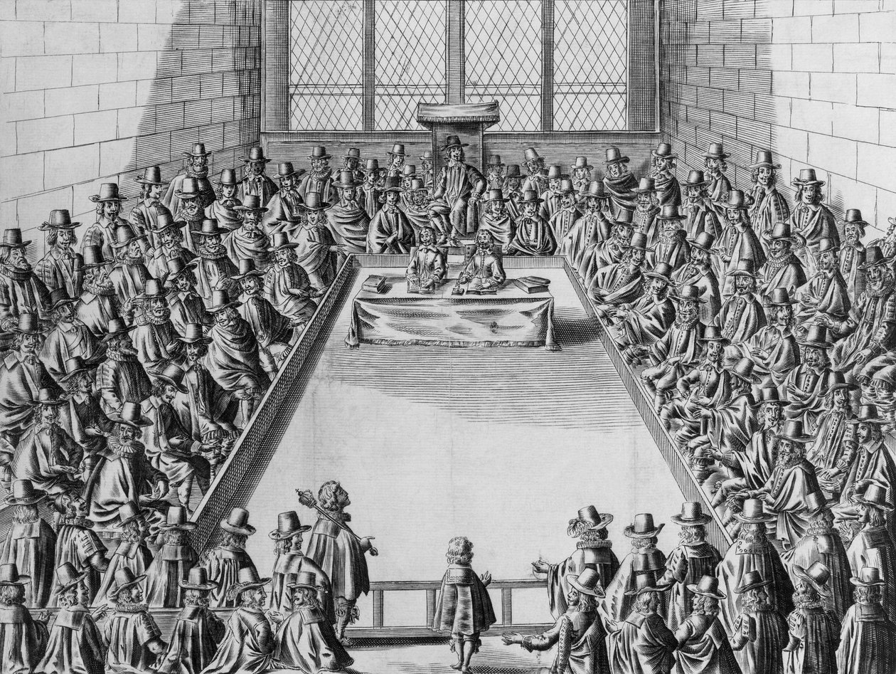 Parlamentet under samväldet, 1650 av French School