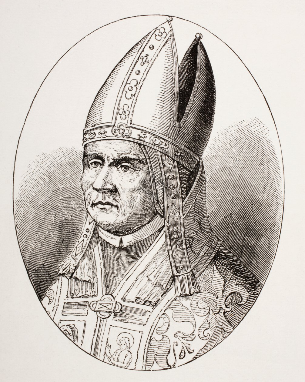 Påven Sylvester I, från 