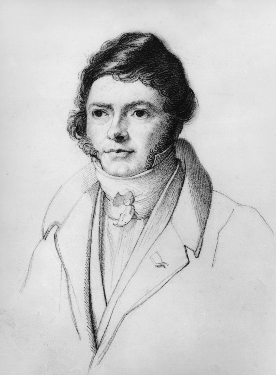 Ata o Jean-Francois Champollion (1790-1832), 1830 swed av French School
