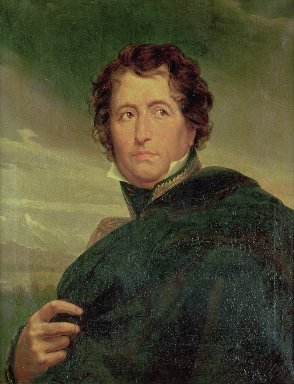 Portræt af marskal Jean de Dieu Nicolas Soult (1769-1851) hertug af Dalmatien swed av French School