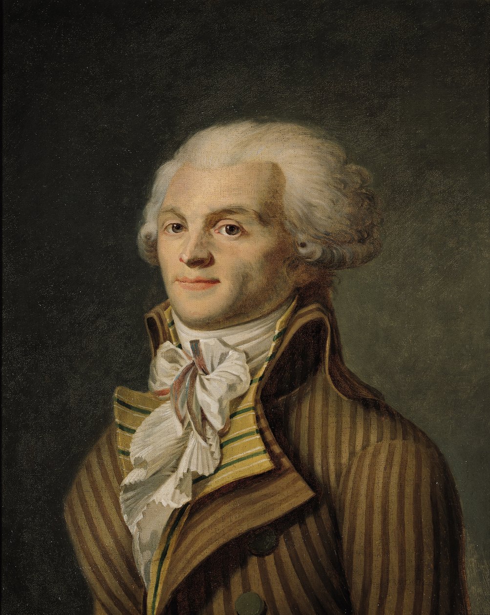 Porträtt av Maximilien de Robespierre (1758-94) av French School