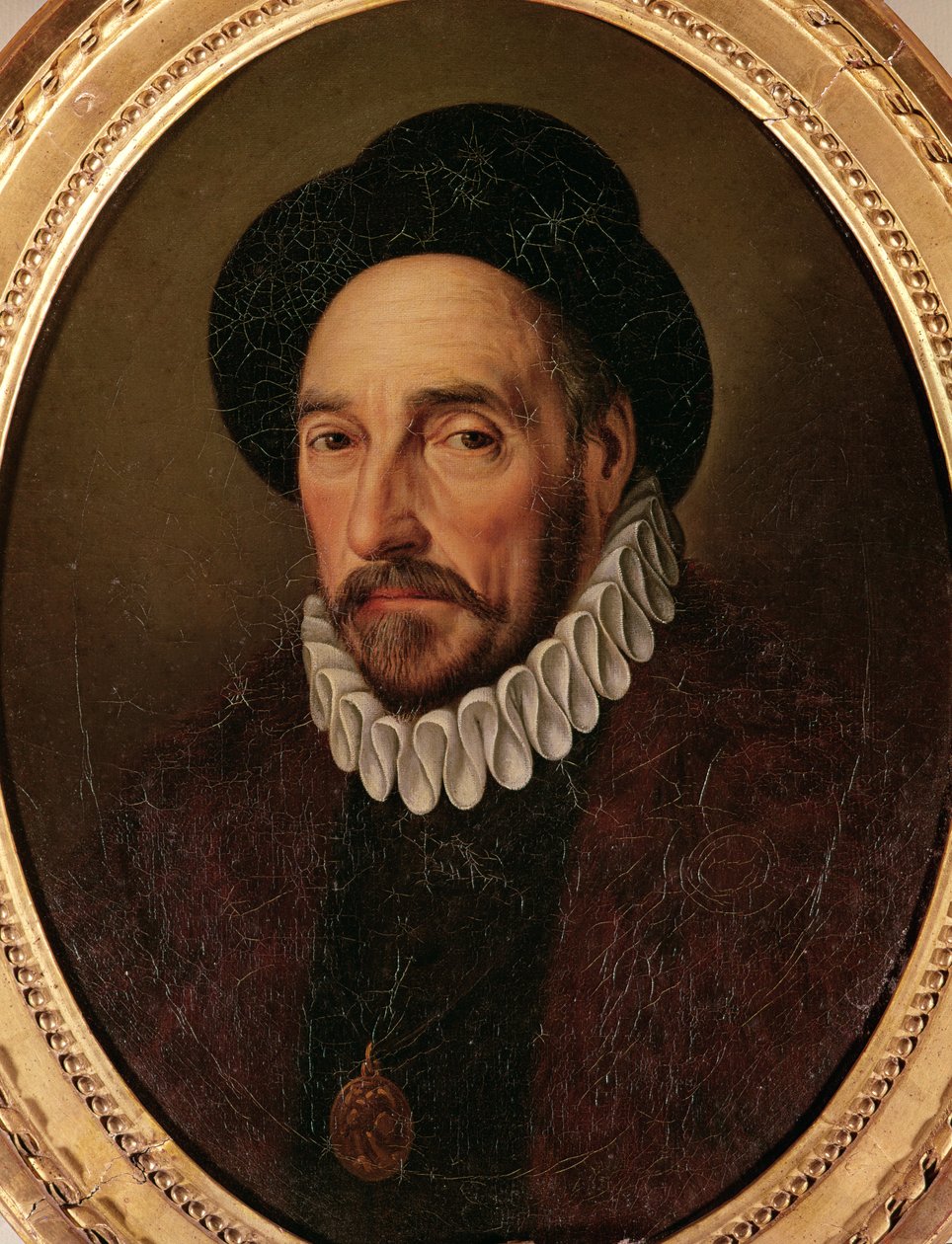 Porträtt av Michel Eyquem de Montaigne (1533-92) av French School