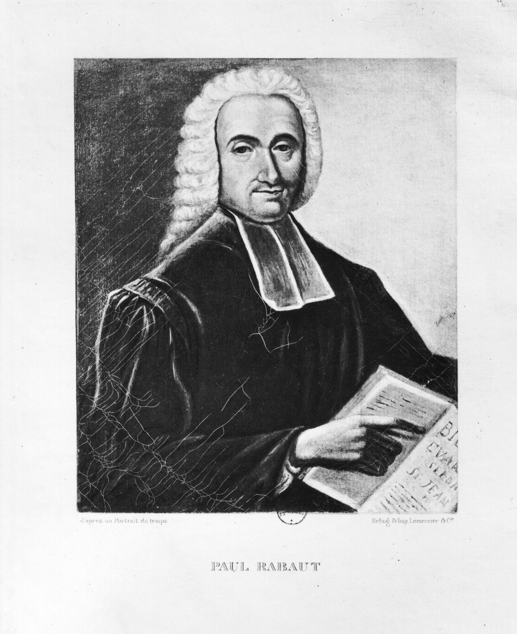 Porträtt av Paul Rabaut (1718-94) av French School