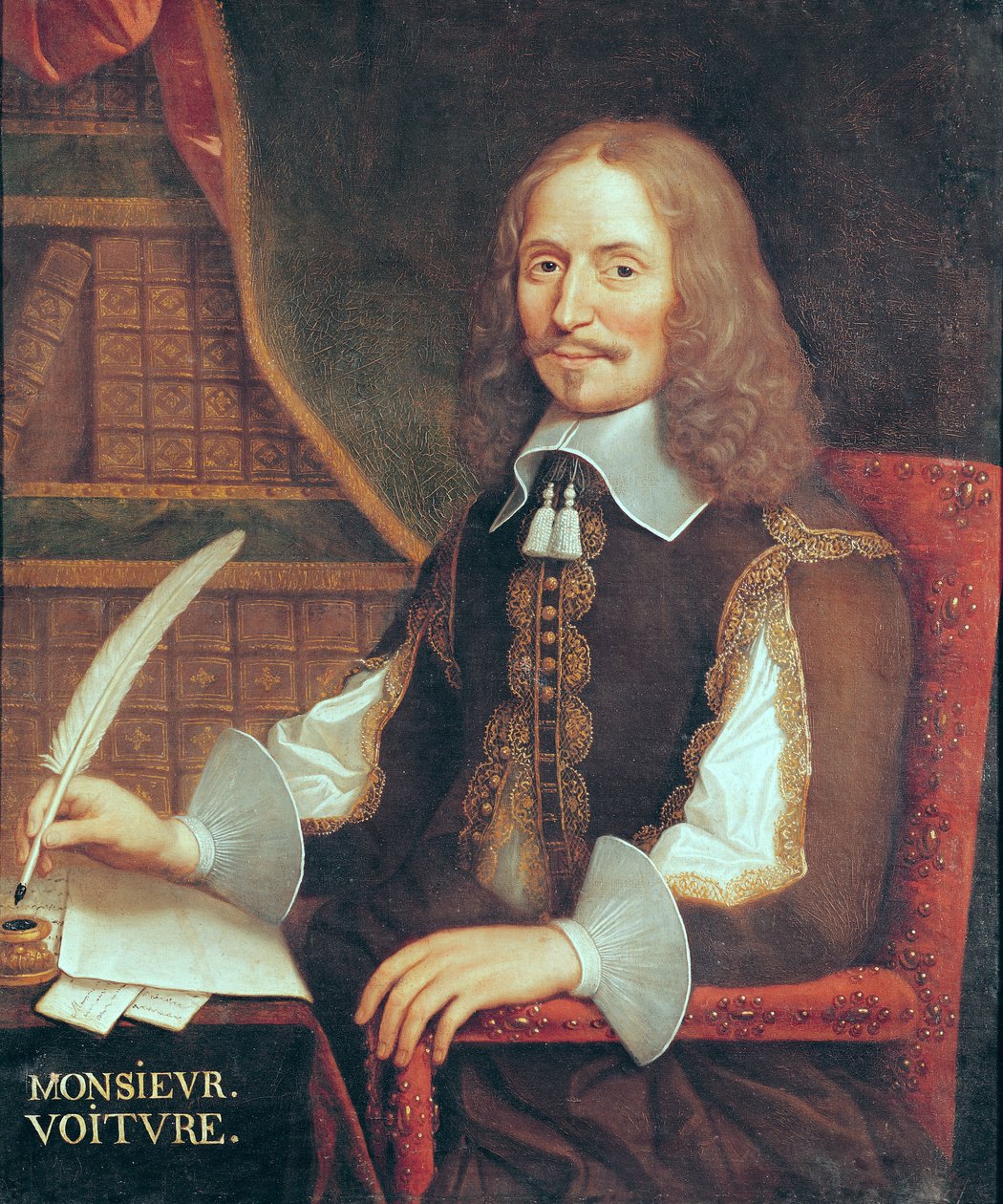 Porträtt av Vincent Car (1598-1648) av French School