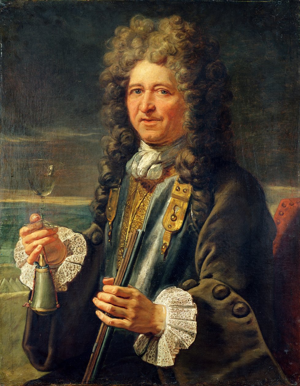 Porträtt som antas vara Sebastien le Prestre (1633-1717) Lord of Vauban av French School