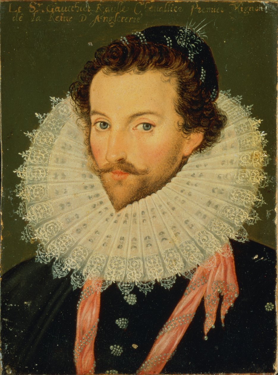 Sir Walter Raleigh av French School