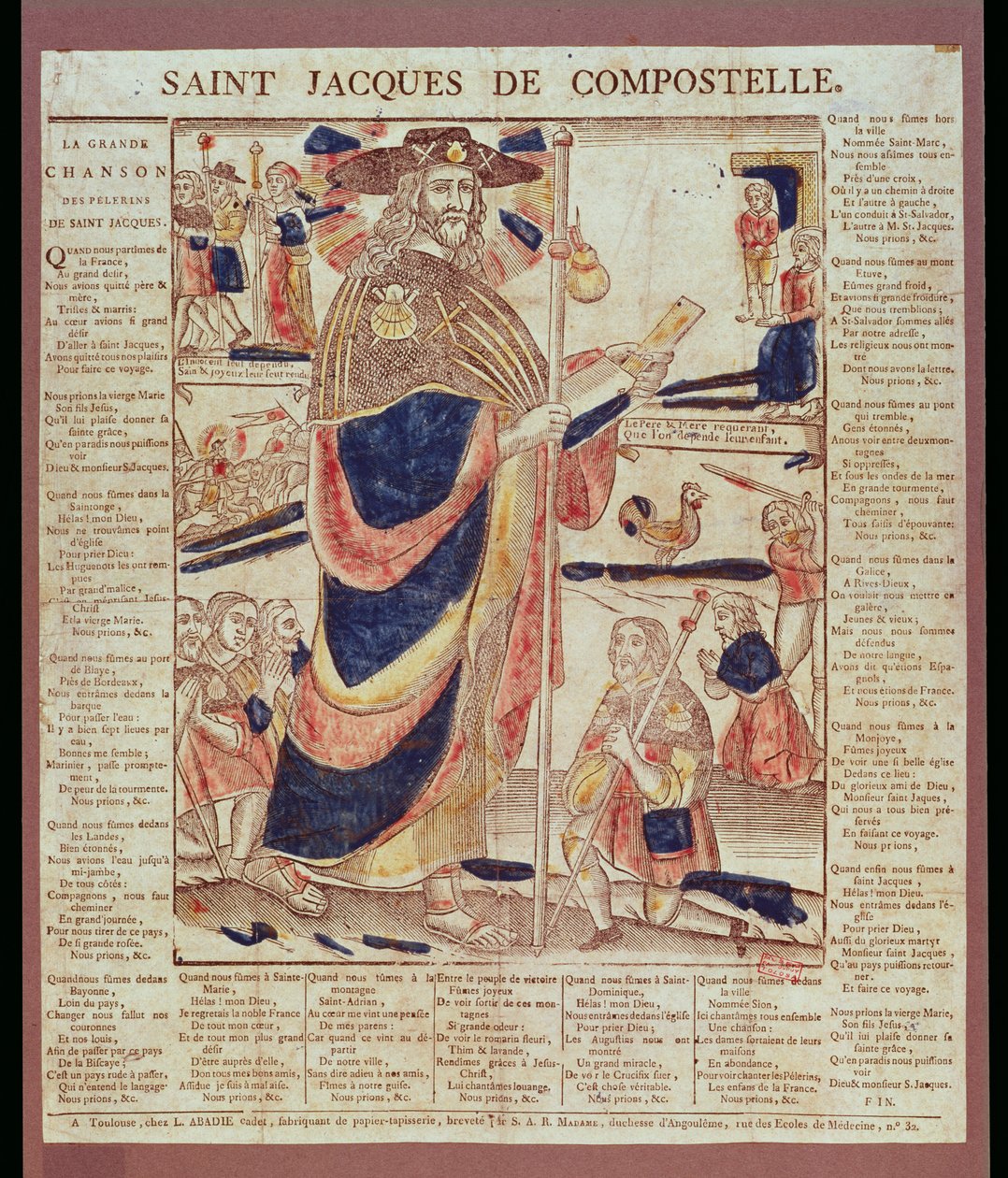 Sankt Jakob af Compostela, ca. 1824 swed av French School