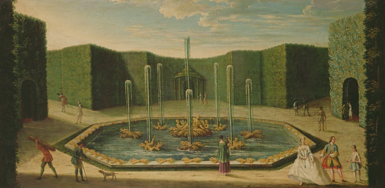 Ceres bassäng i Versailles, tidigt 1700-tal av French School