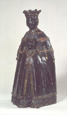 The Black Virgin (trä) av French School