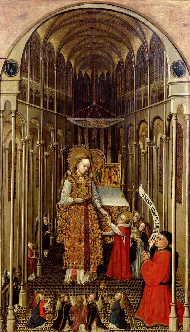 The Calling of the Virgin swed av French School