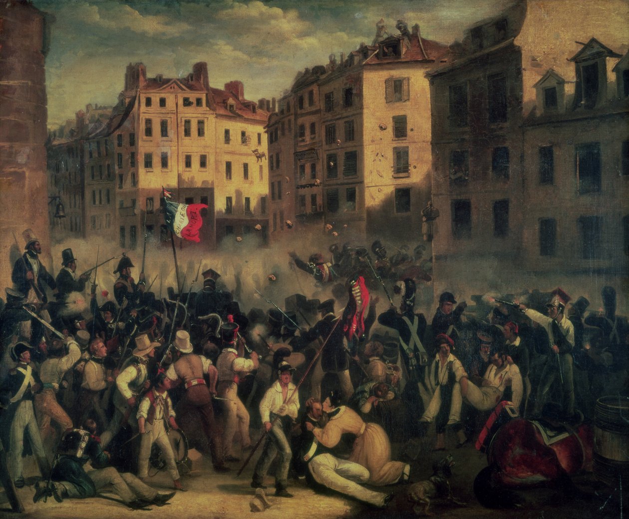 Stadgan eller döden, juli 1830 av French School