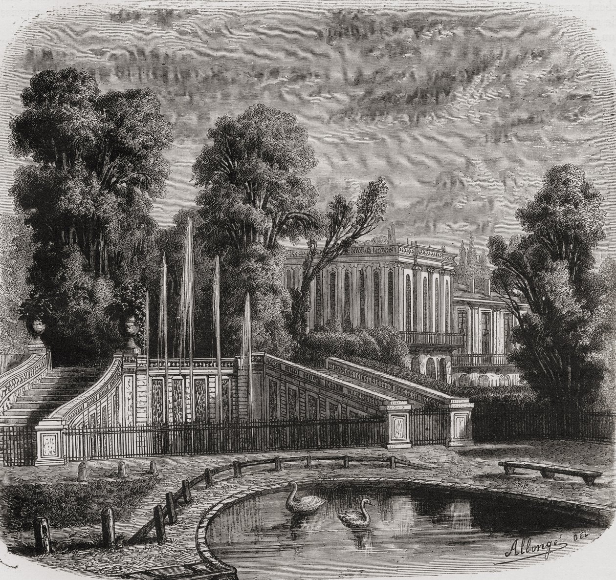 Trianon i Versailles swed av French School