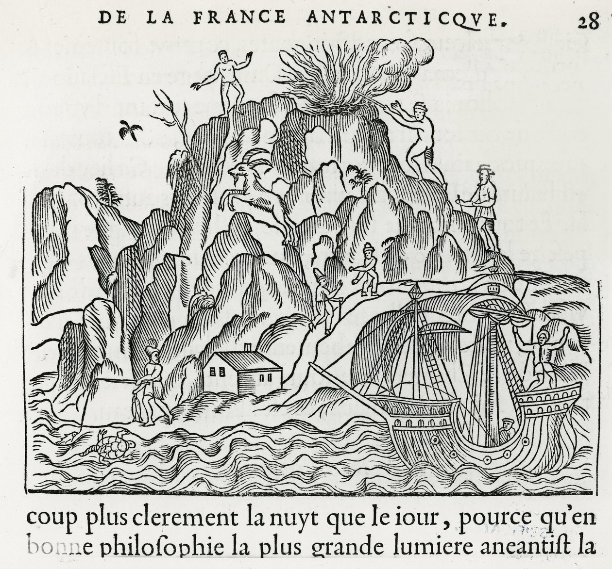 Vulkan, 1558 av French School